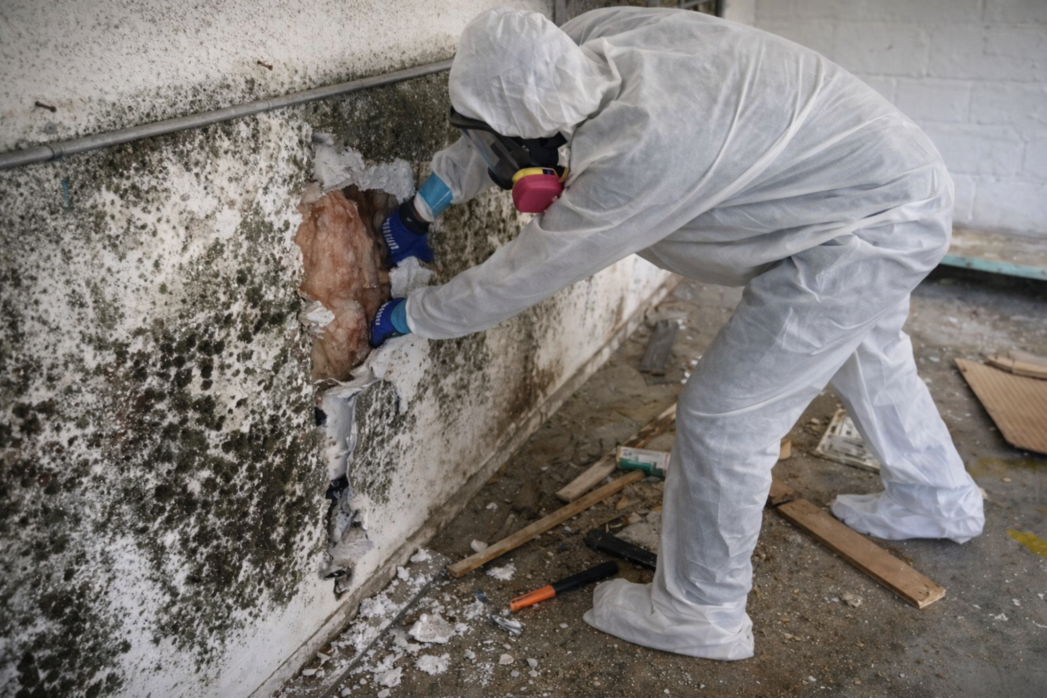 Professional mold remediation and containment